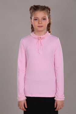 Блузка для девочки Ариэль Арт. 13265 - светло-розовый (Нл)