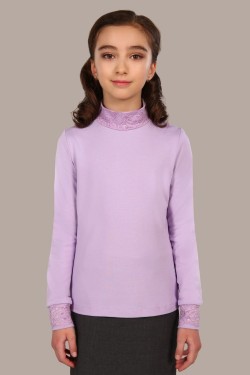 Блузка для девочки Дженифер арт. 13119 - светло-сиреневый (Нл)