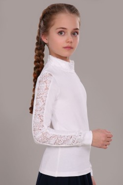 Блузка для девочки Каролина New арт.13118N - крем (Нл)