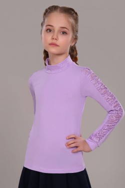 Блузка для девочки Каролина New арт.13118N - светло-сиреневый (Нл)