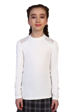 Блузка для девочки Алена арт. 13143 - крем (Нл)