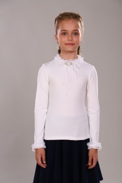 Блузка для девочки Ариэль Арт. 13265 - крем (Нл)