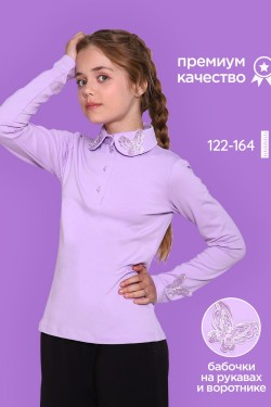 Блузка для девочки Севиль 13284 - светло-сиреневый (Нл)