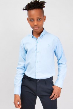 Рубашка для мальчика SP9134 - голубой (Нл)