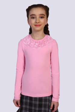Блузка для девочки Вероника 13141 - светло-розовый (Нл)