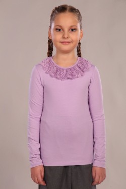Блузка для девочки Вероника 13141 - светло-сиреневый (Нл)