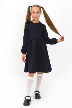 Платье Школа-6 детское - темно-синий (Нл)