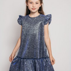 Платье для девочки 81220 - синий (Нл)