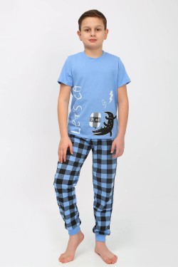 Пижама для мальчика 92182 - голубой (Нл)