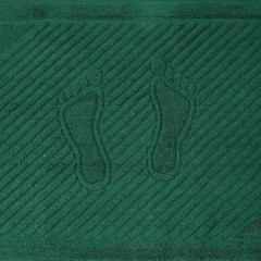 Полотенце махровое для ног зеленый
