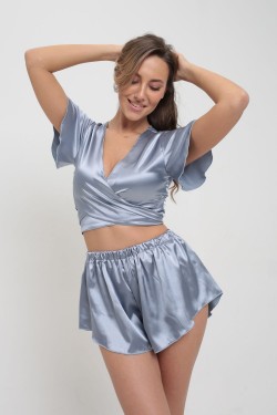 Домашний костюм-пижама 120003 - серый (Нл)