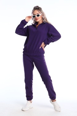 Костюм с брюками Лазурит 21фл - фиолетовый (Нл)