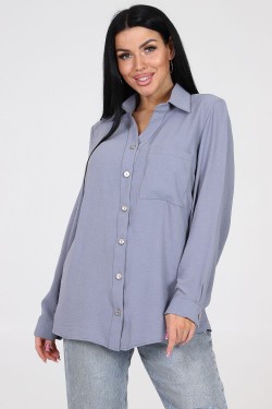 Женская рубашка 31799 - серый (Нл)