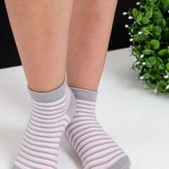 Носки детские Полосочка комплект 3 пары - серый (Нл)