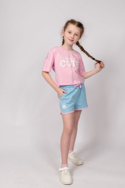 Футболка для девочки 51313 - нежно-розовый (Нл)