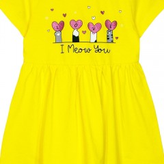Платье для девочки 81223 - желтый (Нл)
