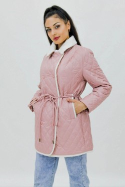 Куртка демисезоннная арт.326 Тренд Лайт Премиум - розово-бежевый (Нл)