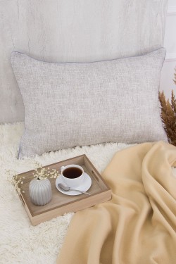 Наволочка Lizzy Home 50009 декоративная - серый (Нл)