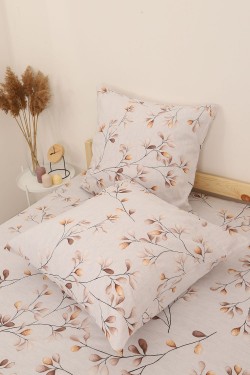 Наволочка перкаль Веточки - бежевый (Нл)