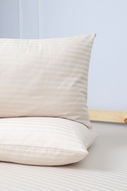 Наволочка из страйп-сатина Комфорт - фисташковый (Нл)