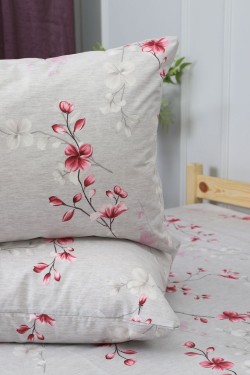 Наволочка бязь ГОСТ Сакура - серый (Нл)