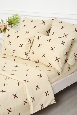 Наволочка сатин Искушение-компаньон - песочный (Нл)