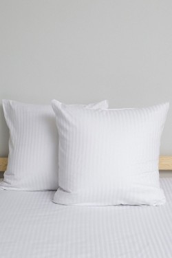 Наволочка из страйп-сатина Комфорт - белый (Нл)