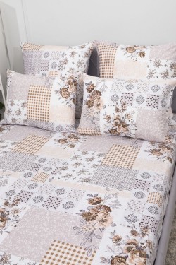 Наволочка перкаль Коллаж - белый (Нл)