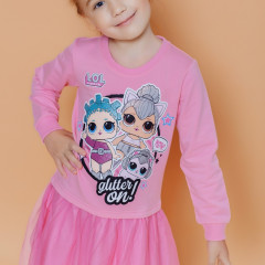 Платье 22727 детское LOL Surprise - розовый (Нл)