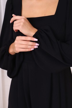 Платье П178н - черный (Нл)