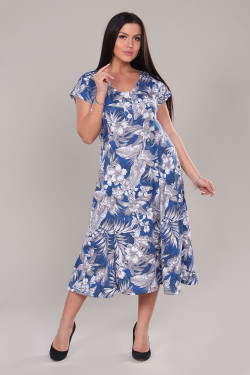 Платье 6736 - синий (Нл)