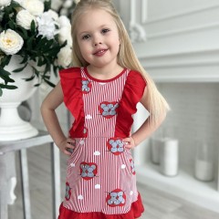 Платье 5108 детское - красный (Нл)