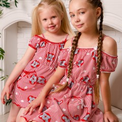 Платье 5119 детское - красный (Нл)