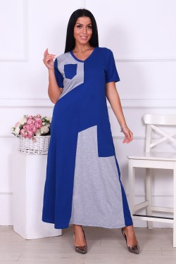 Платье 35203 - синий (Нл)