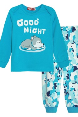 Пижама для мальчика 92163 - голубой (Нл)