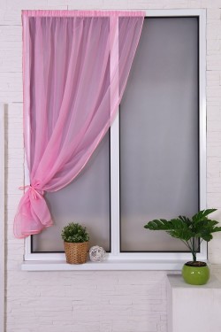 Тюль для балкона 78030 - розовый (Нл)
