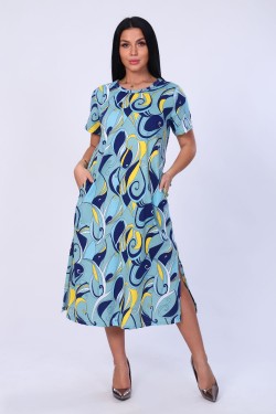 Платье 70024 - синий (Нл)