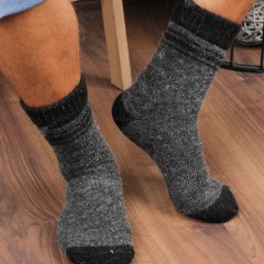 Носки шерстяные GL626 - темно-серый (Нл)