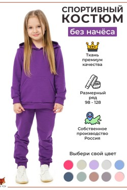 Спортивный костюм SK1 - фиолетовый (Нл)