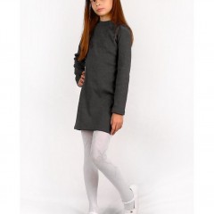 Платье для девочки 83012-ДШ19 - серый (Нл)