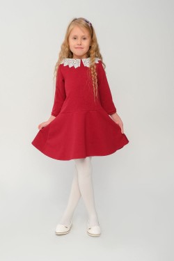 Платье Элиза бордовый - бордовый (Нл)