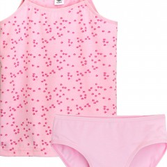 Комплект белья для девочки 31204 - ракушки-розовый (Нл)