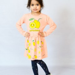 Платье 83009 детское - персик (Нл)