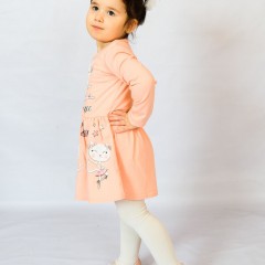 Платье 83008 детское - персик (Нл)