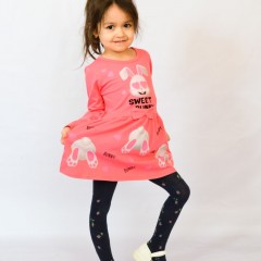 Платье 83005 детское - темно-розовый (Нл)