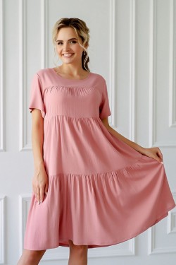 Платье Дебора - розовый (Нл)