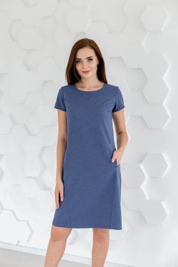 Платье Амалия - синий (Нл)