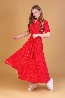 Платье 22259 - красный (Нл)