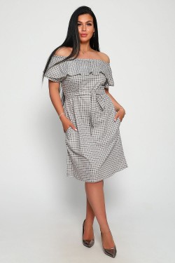 Платье 71064 - серый (Нл)