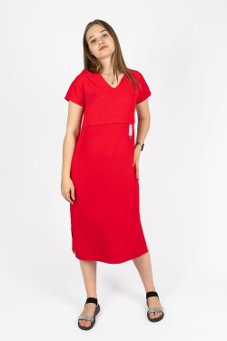 867 Платье женское - красный (Нл)